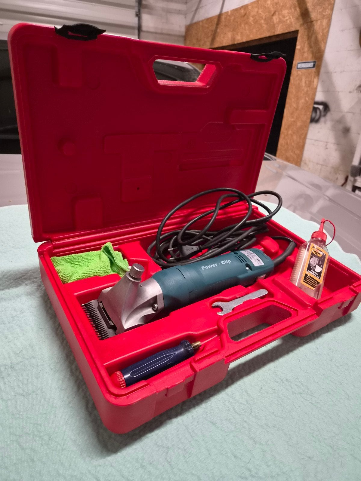 Zware Liscop scheermachine type:1300-2-TD Power clip 430 wat, Ophalen of Verzenden, Zo goed als nieuw