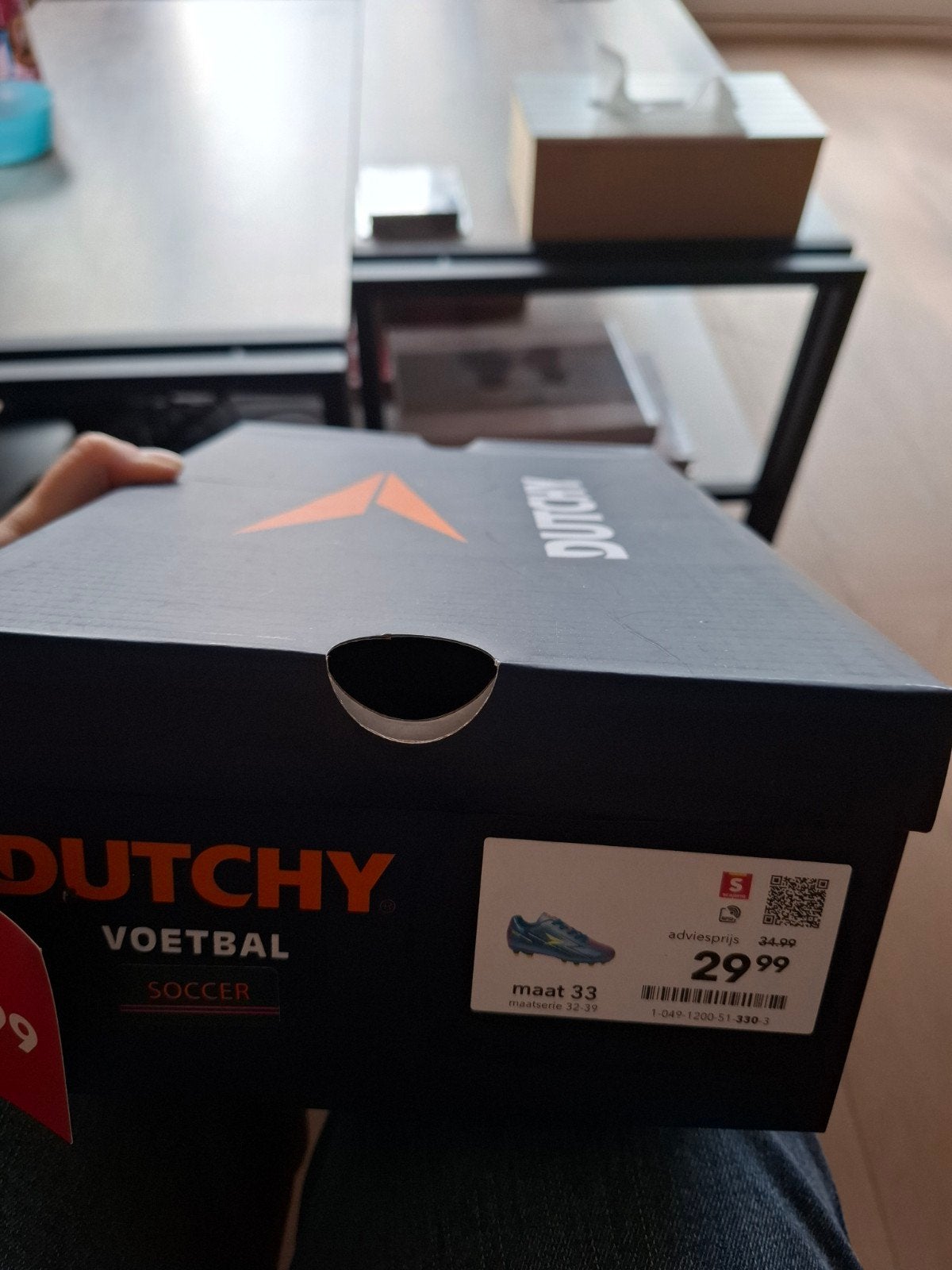 Dutchy voetbalschoenen maat 33 - slechts 1 seizoen gedragen, Maat XS of kleiner, Ophalen of Verzenden, Gebruikt, Schoenen