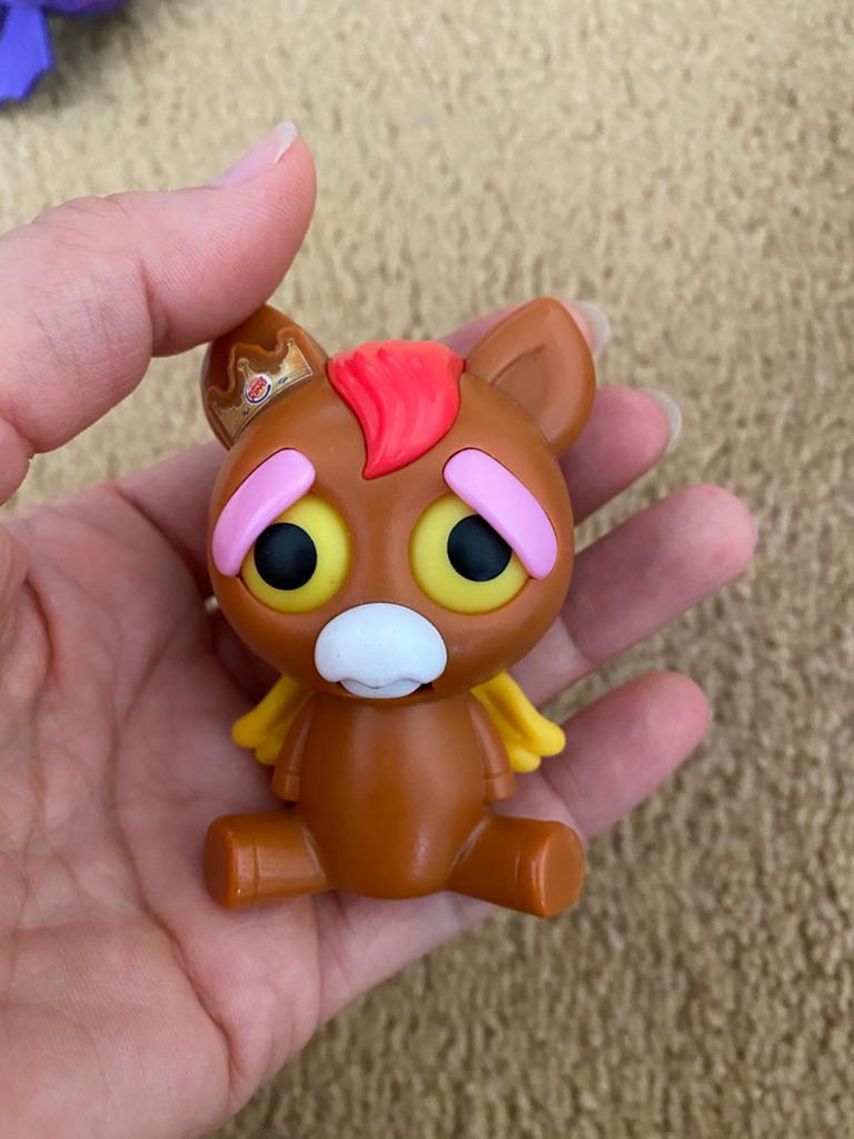 Feisty Pets Mini Figuur Bruin Paardje met Kroon, Ophalen of Verzenden, Zo goed als nieuw, Jongen of Meisje