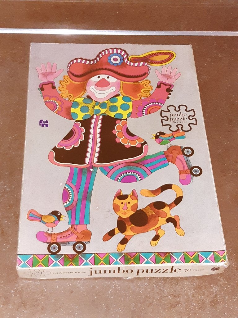 Vintage kinderpuzzel 70 stukjes Jumbo, Kinderen en Baby's, Speelgoed | Kinderpuzzels, Ophalen of Verzenden, Meer dan 50 stukjes