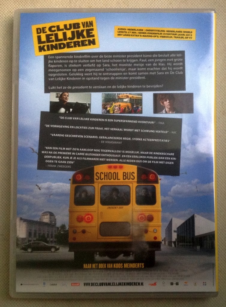 De Club Van Lelijke Kinderen ( kortfilm ), Verzenden, Alle leeftijden, Overige genres, Nederlands