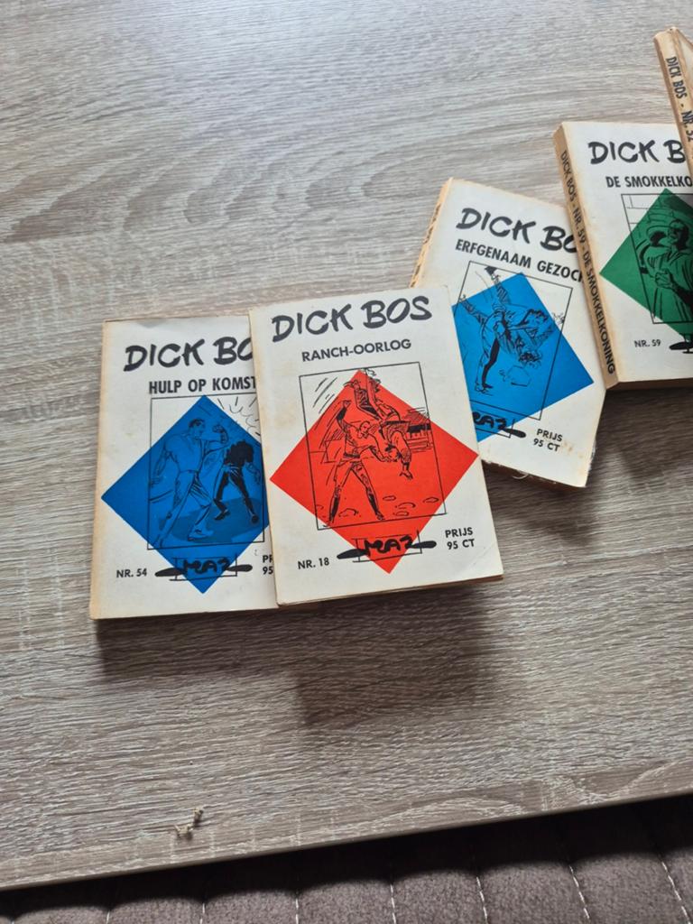 Dick bos pocketstrips, Meerdere comics, Ophalen, Gelezen, Europa