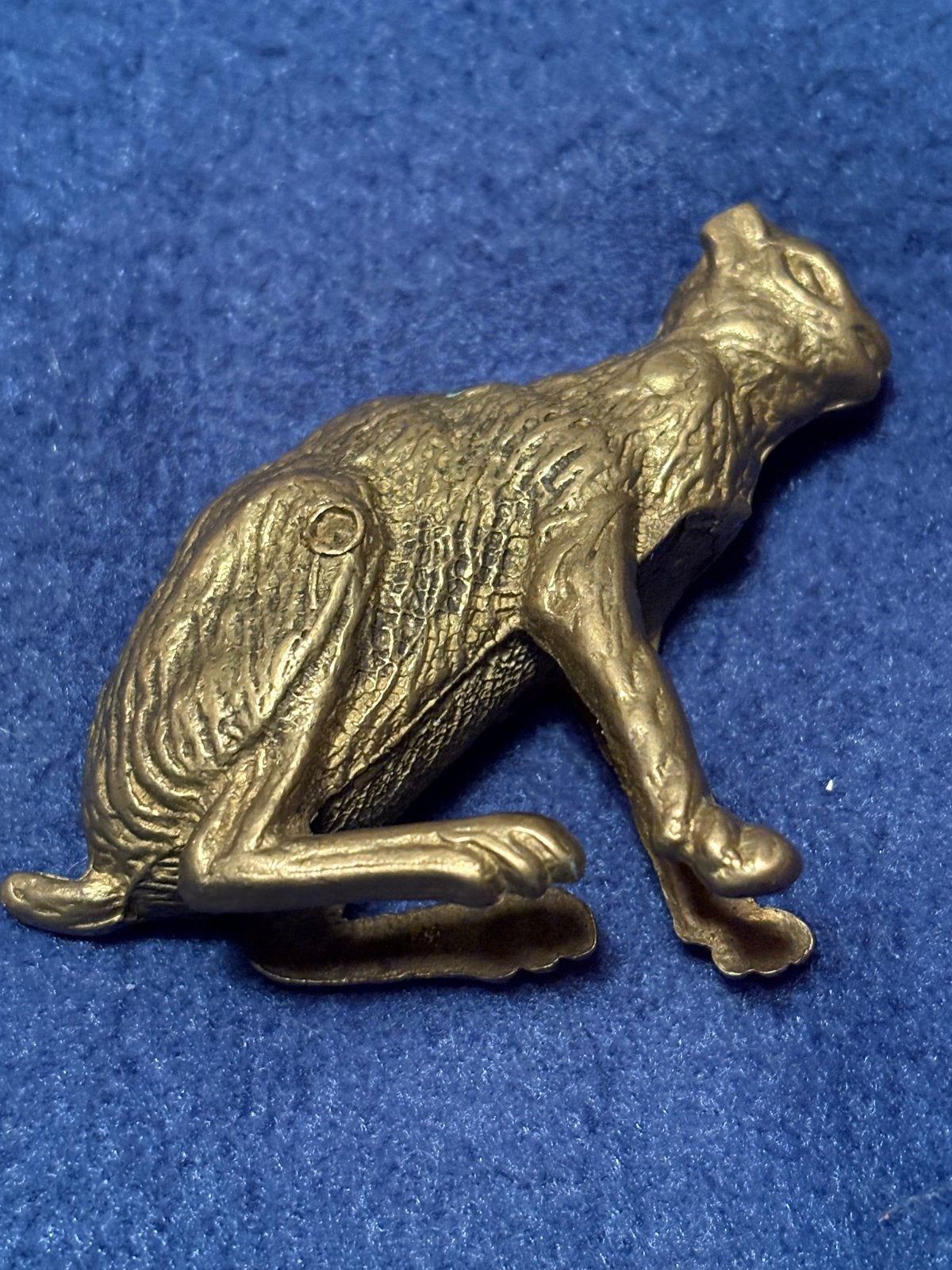 Vintage bronzen beeldje - decoratie, Ophalen of Verzenden