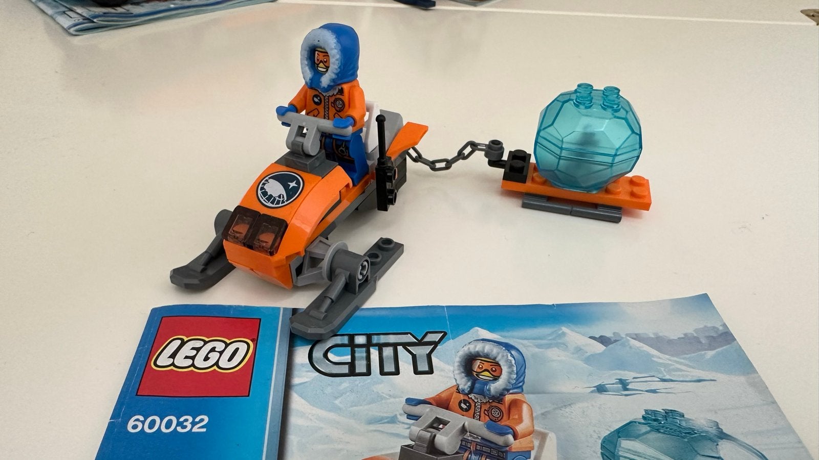 Lego City Arctic Sneeuwscooter 60032 met minifiguur, Ophalen of Verzenden, Gebruikt, Lego