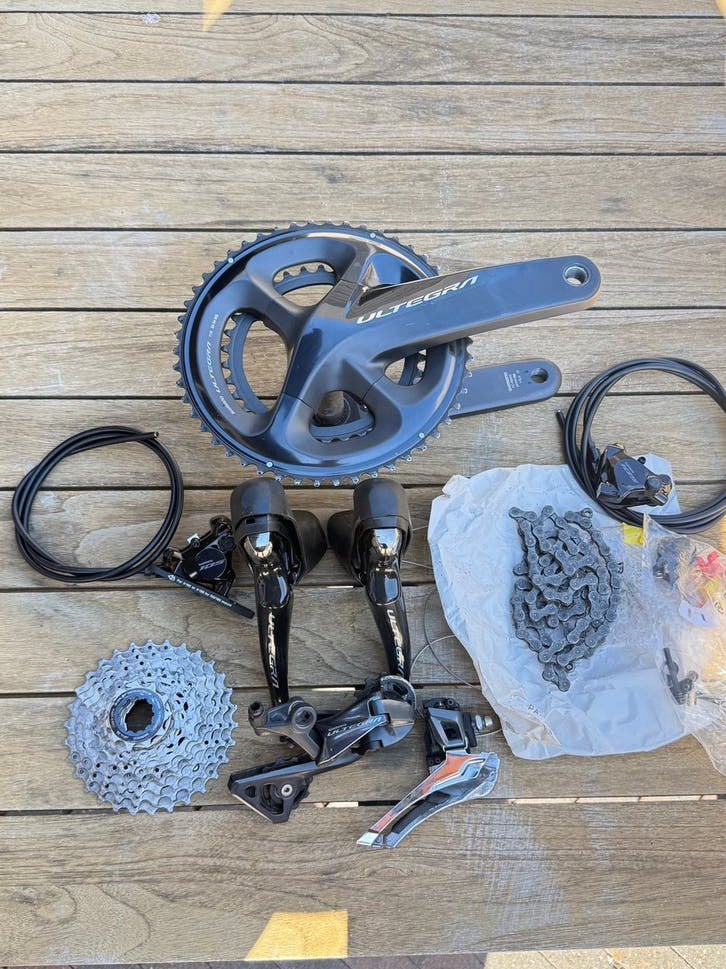 Shimano Ultegra R8000 groepset, Ophalen of Verzenden, Zo goed als nieuw, Overige modellen
