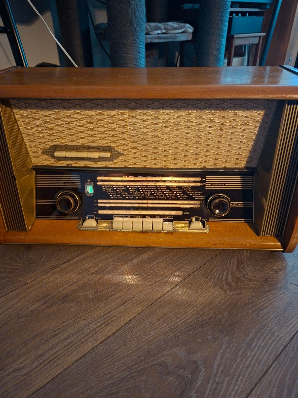 Kaiser Buizenradio - Vintage Radio, Ophalen, Gebruikt, Radio