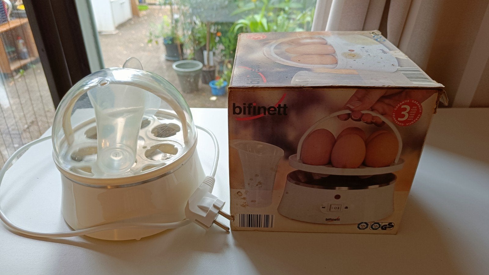 Bifinett Elektrische Eierkoker (7 eieren) - Inclusief Doos, Witgoed en Apparatuur, Eierkokers, Ophalen, Gebruikt
