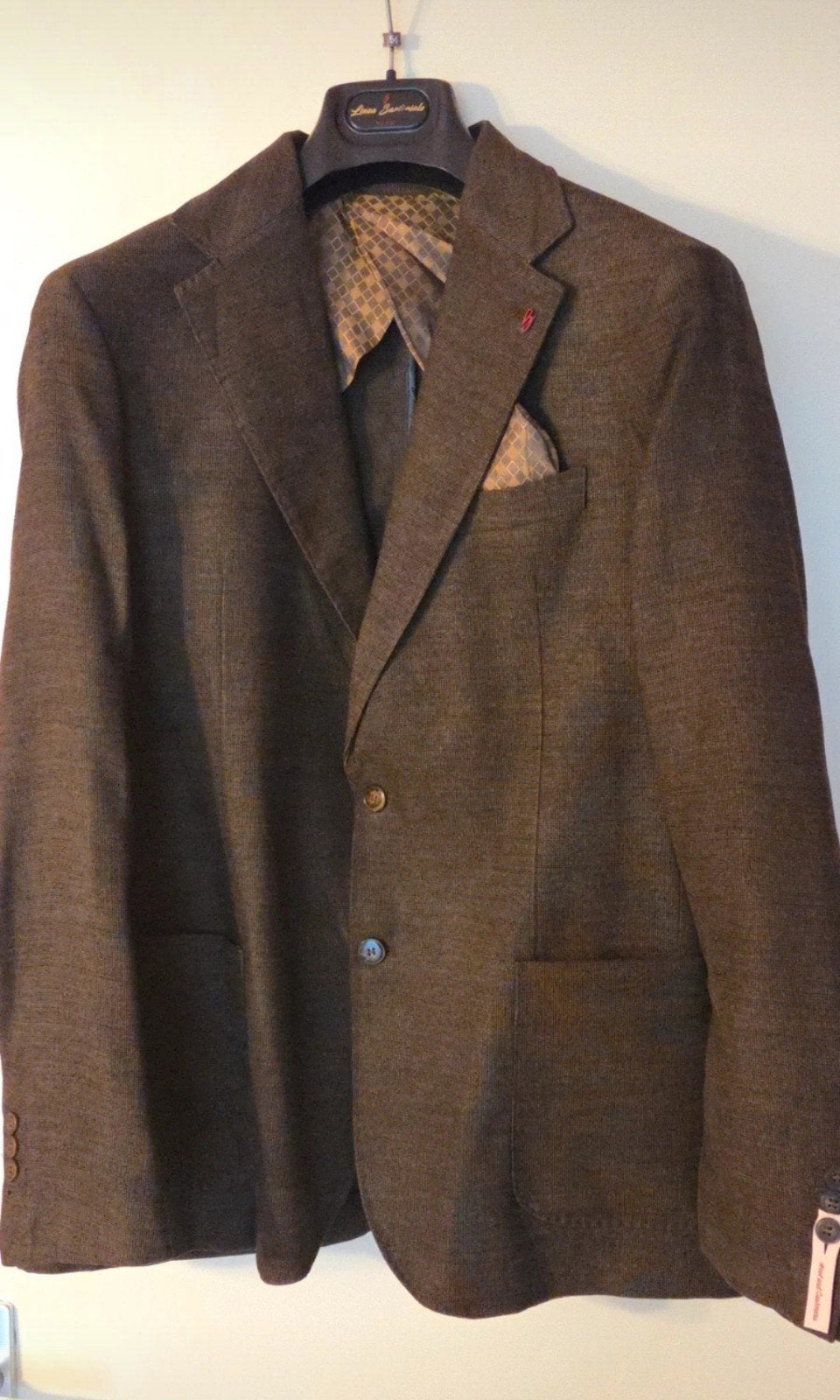 Heren bruin blazer maat 54 Linea Santoriale, Kleding | Heren, Maat 52/54 (L), Bruin, Nieuw, Ophalen of Verzenden