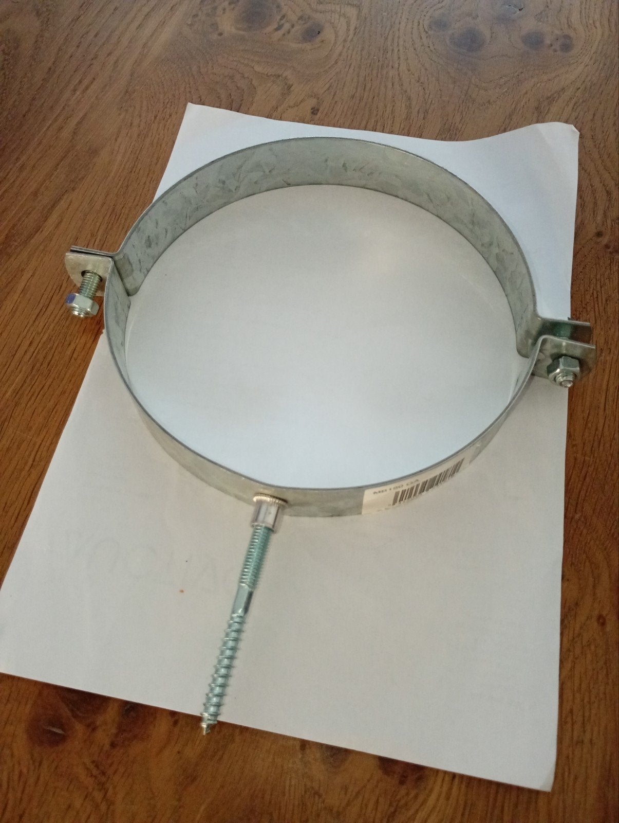 Nieuw 180 mm kachelpijp muurbeugel ., Ophalen of Verzenden, Nieuw