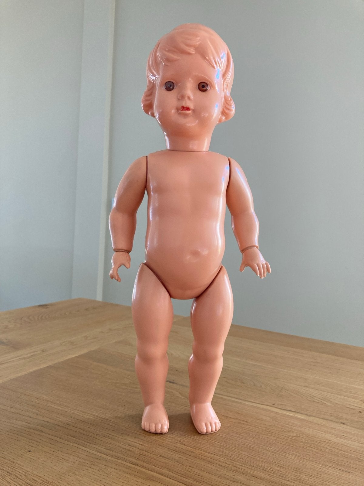 Oude Wildebras pop - 49cm - beweegbare ledematen, Kinderen en Baby's, Speelgoed | Poppen, Ophalen of Verzenden, Gebruikt, Overige typen