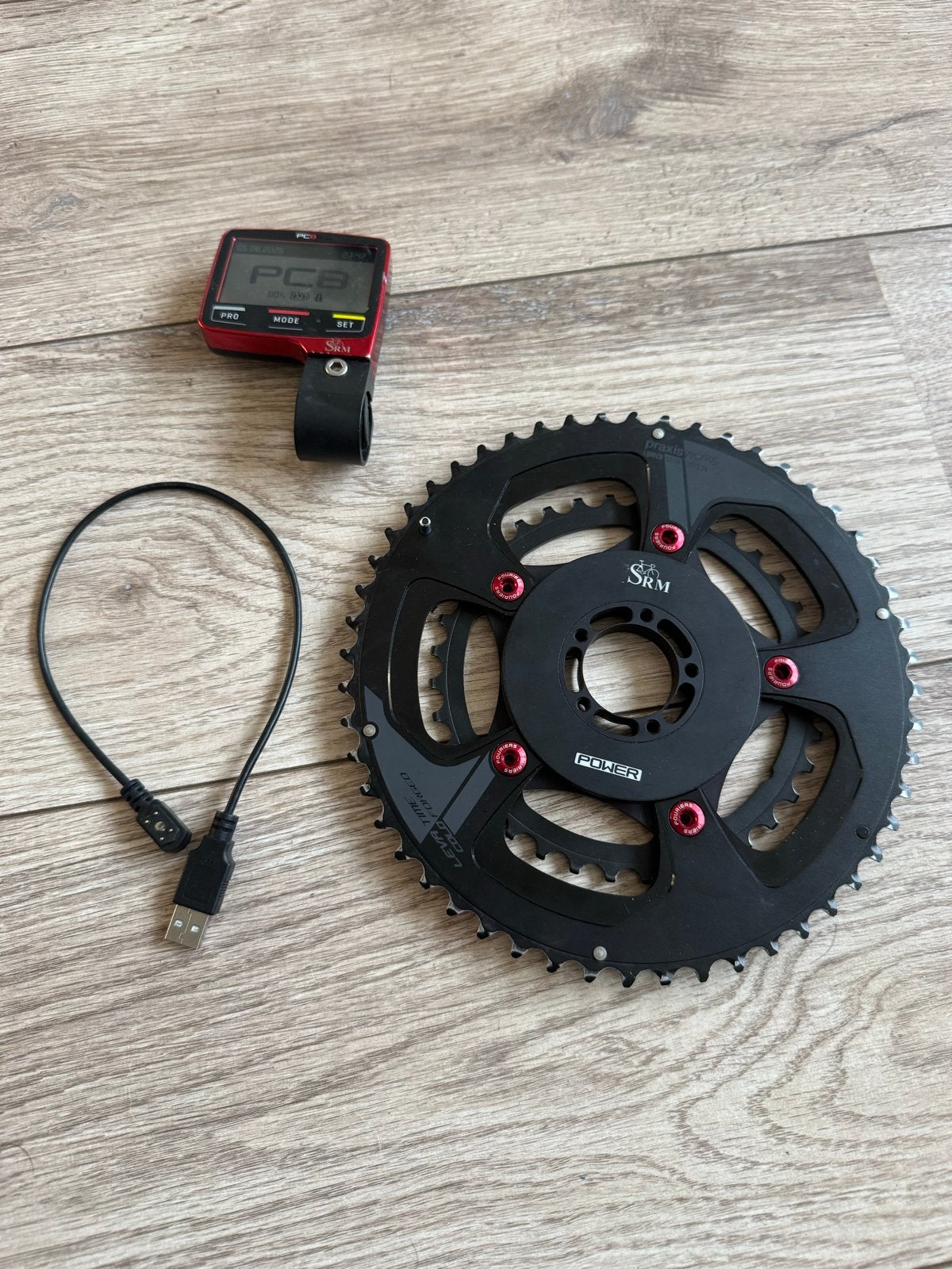 SRM handbike Power Meter met PC8 computer, Overige materialen, Overige typen, Ophalen of Verzenden, Zo goed als nieuw