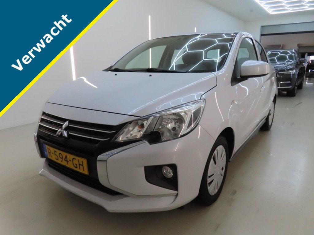 Mitsubishi Space Star 1.2 Connect+ Carplay/DAB/AIRCO, Auto's, Gebruikt, 850 kg, Wit, Origineel Nederlands