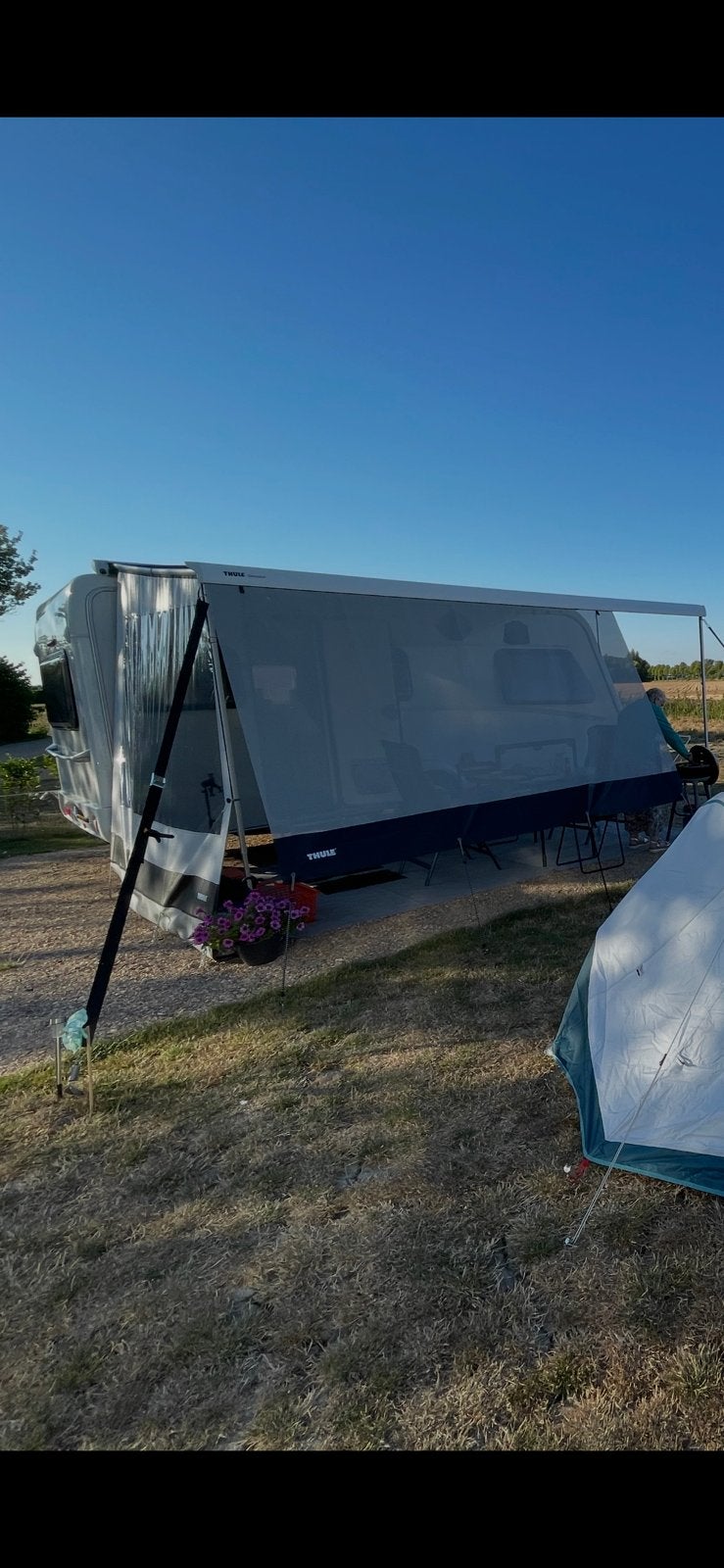Schaduwdoek voor Thuleluifel caravan camper, Caravans en Kamperen, Ophalen, Nieuw