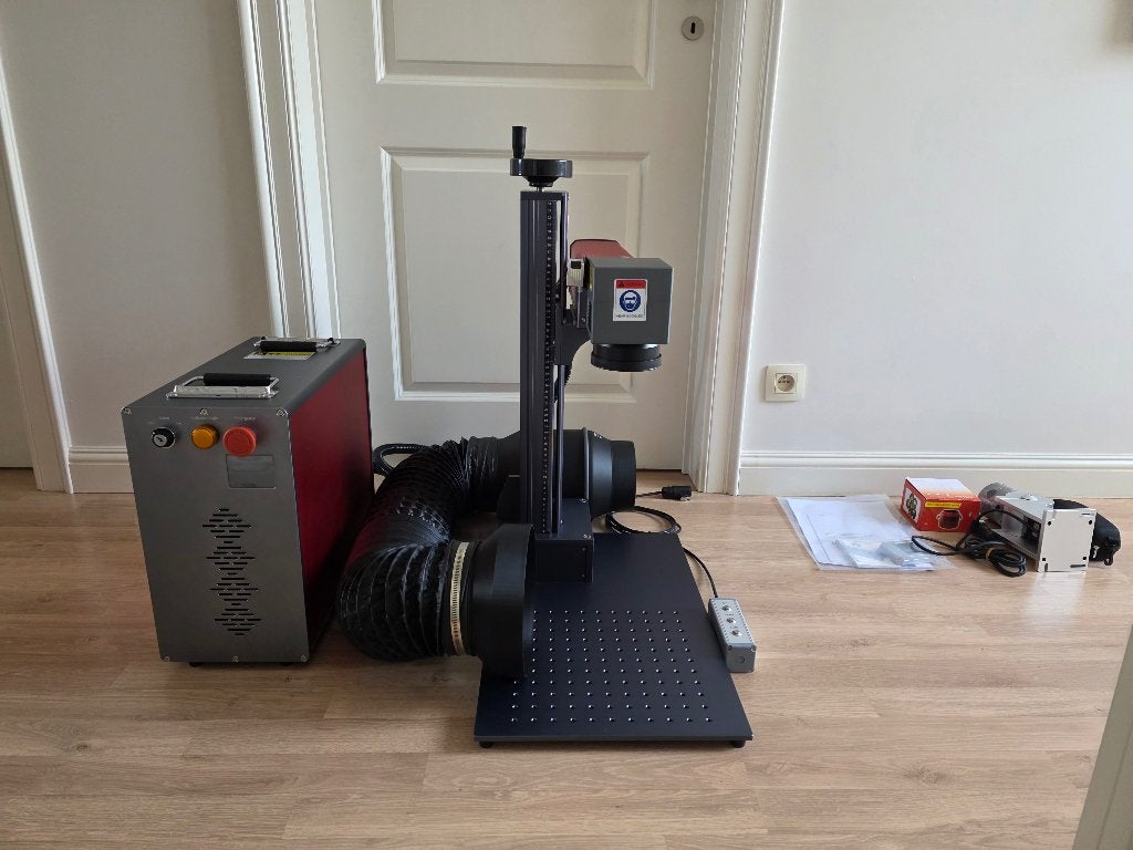 Mopa JPT 100w fiber laser  goudsmid metaal bewerking, Ophalen, Zo goed als nieuw