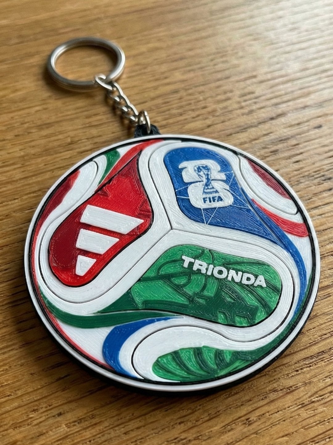 WK Sleutelhanger FIFA Voetbal Bal Trianda, Ophalen of Verzenden, Nieuw, Sport