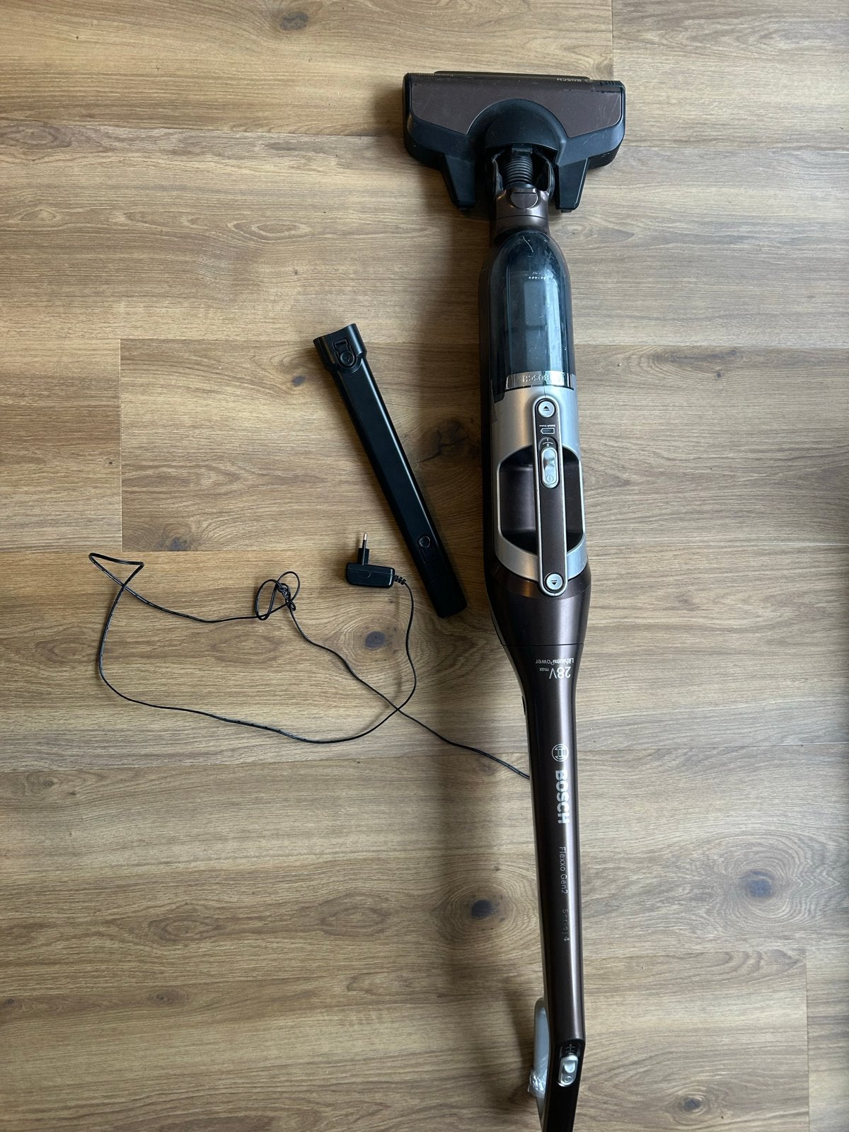 Bosch Flexxo Gen2 Serie 4 Steelstofzuiger - Bruin, Witgoed en Apparatuur, Ophalen, Gebruikt, Bosch, Draadloos