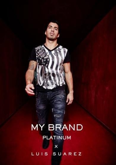 MY BRAND LUIS SUAREZ T-SHIRT EYE CATCHER!, Ophalen, Zwart, My Brand, Maat 56/58 (XL)