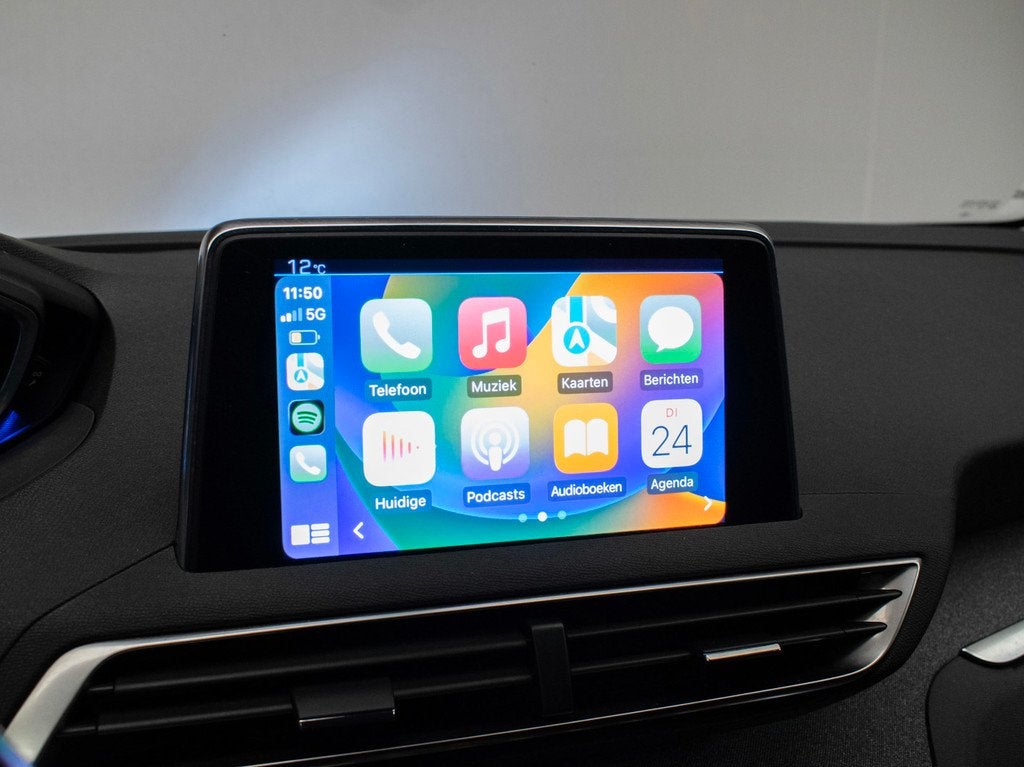 Peugeot 3008 1.2 PureTech Allure Sport (APPLE CARPLAY,NAVI,C, Auto's, Peugeot, Gebruikt, 1199 cc, Leder en Stof, Zwart