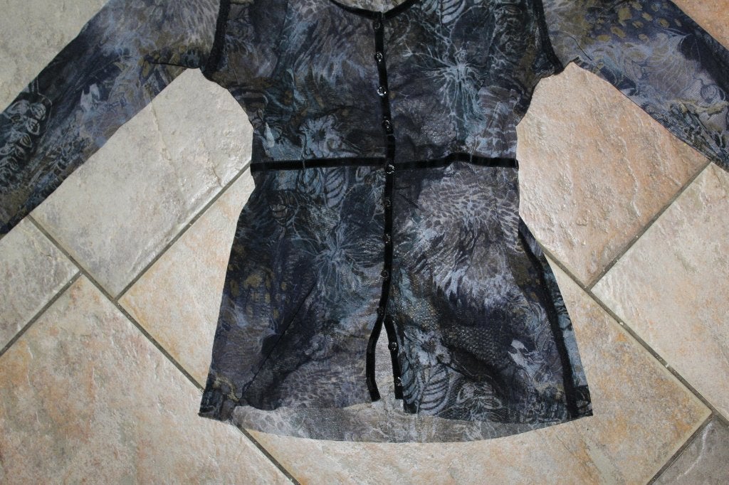 Mc Planet prachtig doorzichtig tuniek mt 40 KOOPJE, Kleding | Dames, Maat 38/40 (M), Mc Planet, Meerkleurig, .