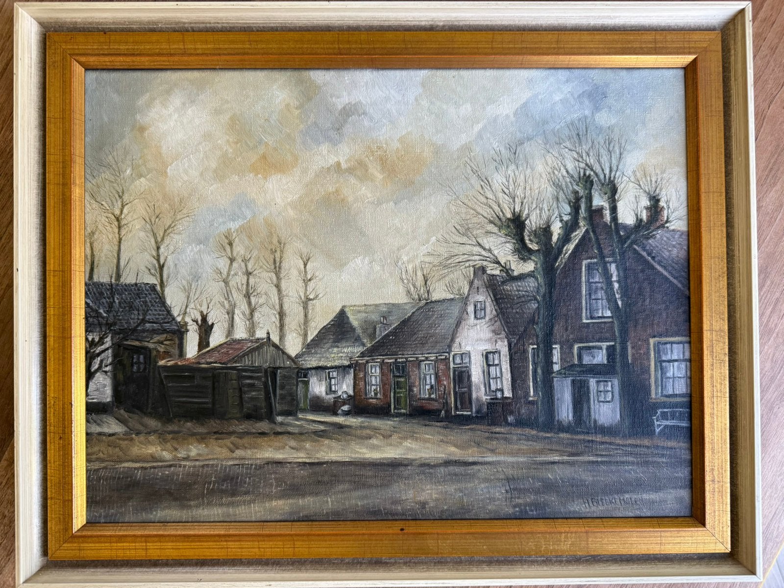 Olieverfschilderij, Antiek en Kunst, Ophalen, Doek, Oud hollands, Landschap
