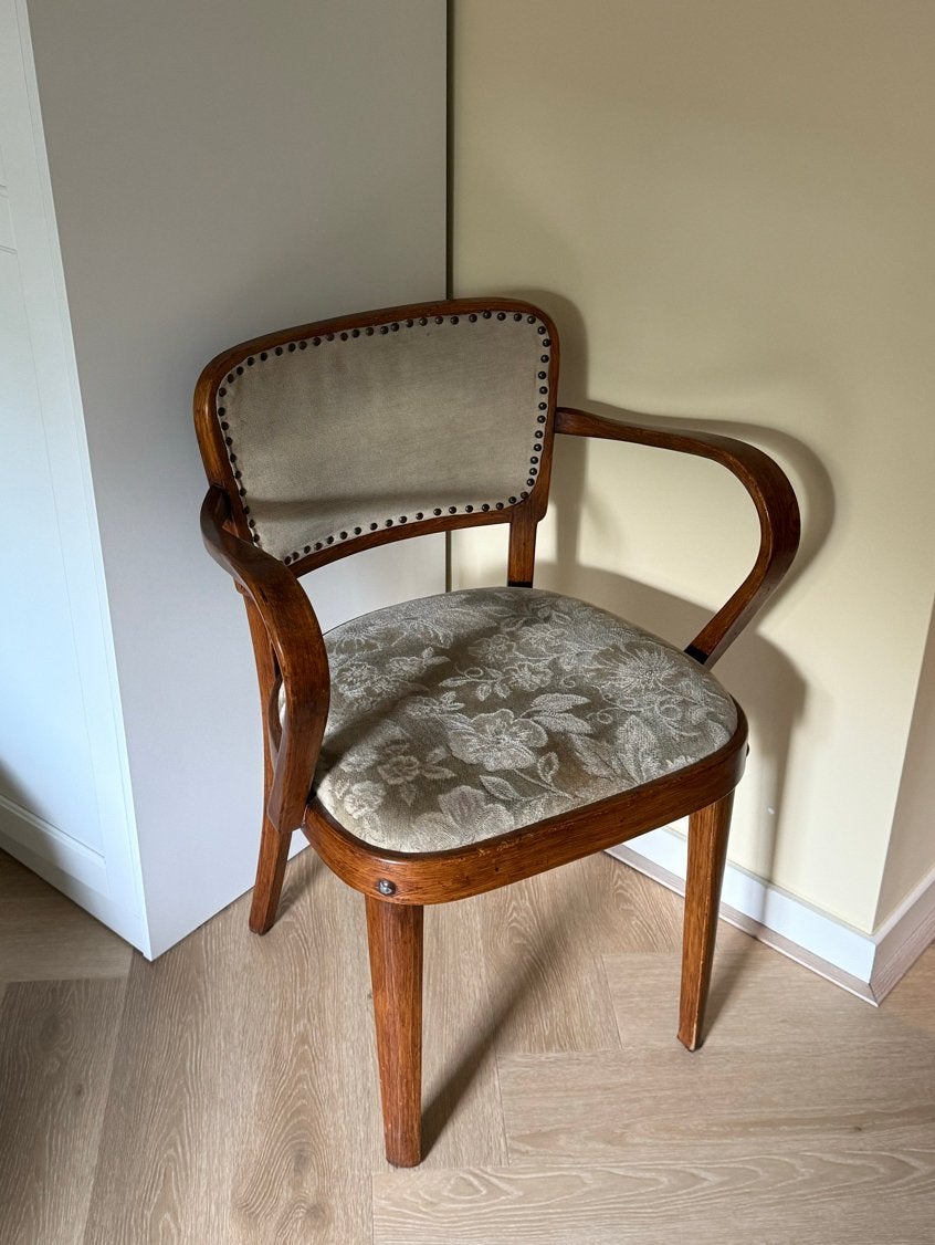 Antieke Thonet stoel met armleuningen, Antiek en Kunst, Ophalen