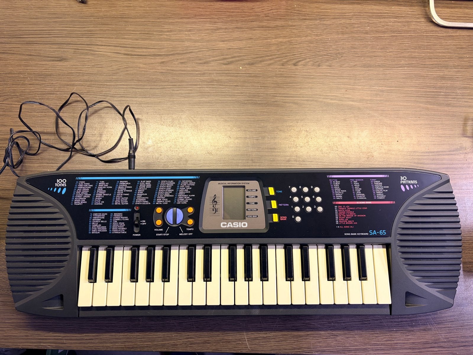 Casio SA-65 Keyboard - Compleet, Muziek en Instrumenten, Ophalen of Verzenden, Nieuw, Overige aantallen, Casio