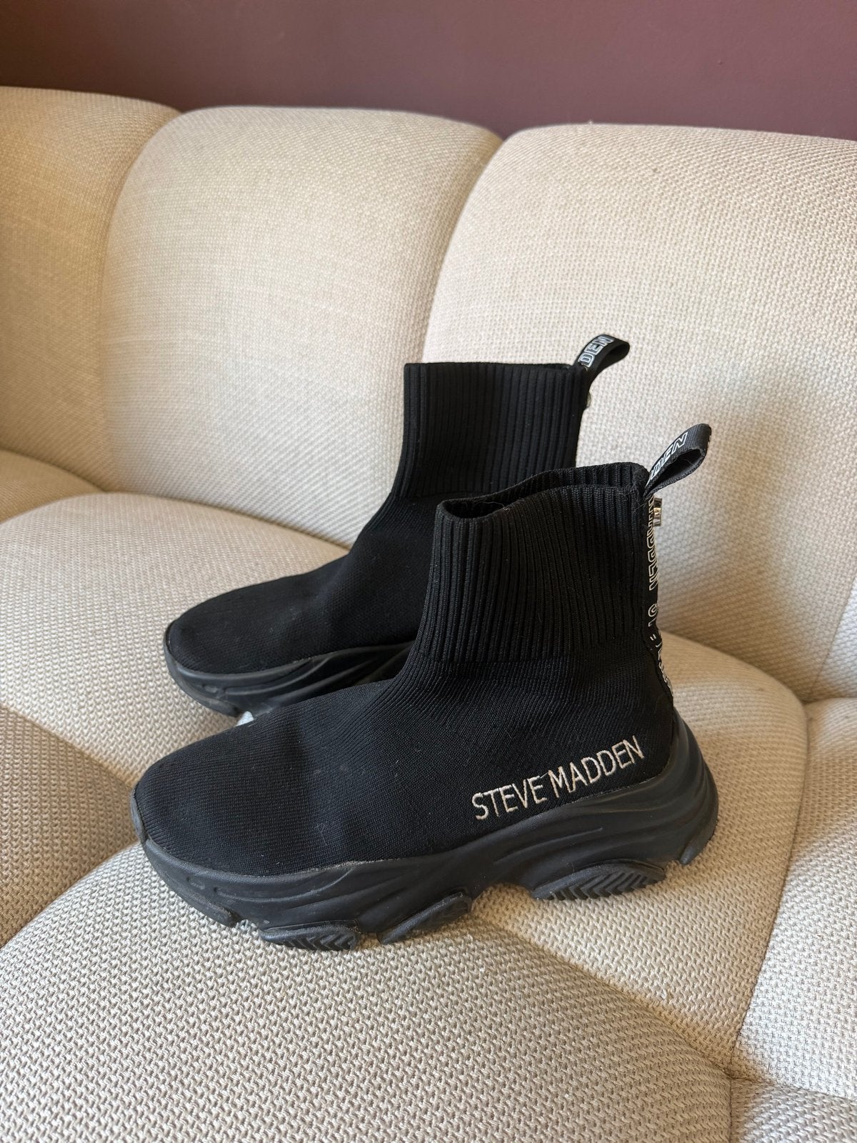 Steve Madden Prodigy Sneakers - Maat 39, Ophalen, Zwart, Sneakers of Gympen, Zo goed als nieuw