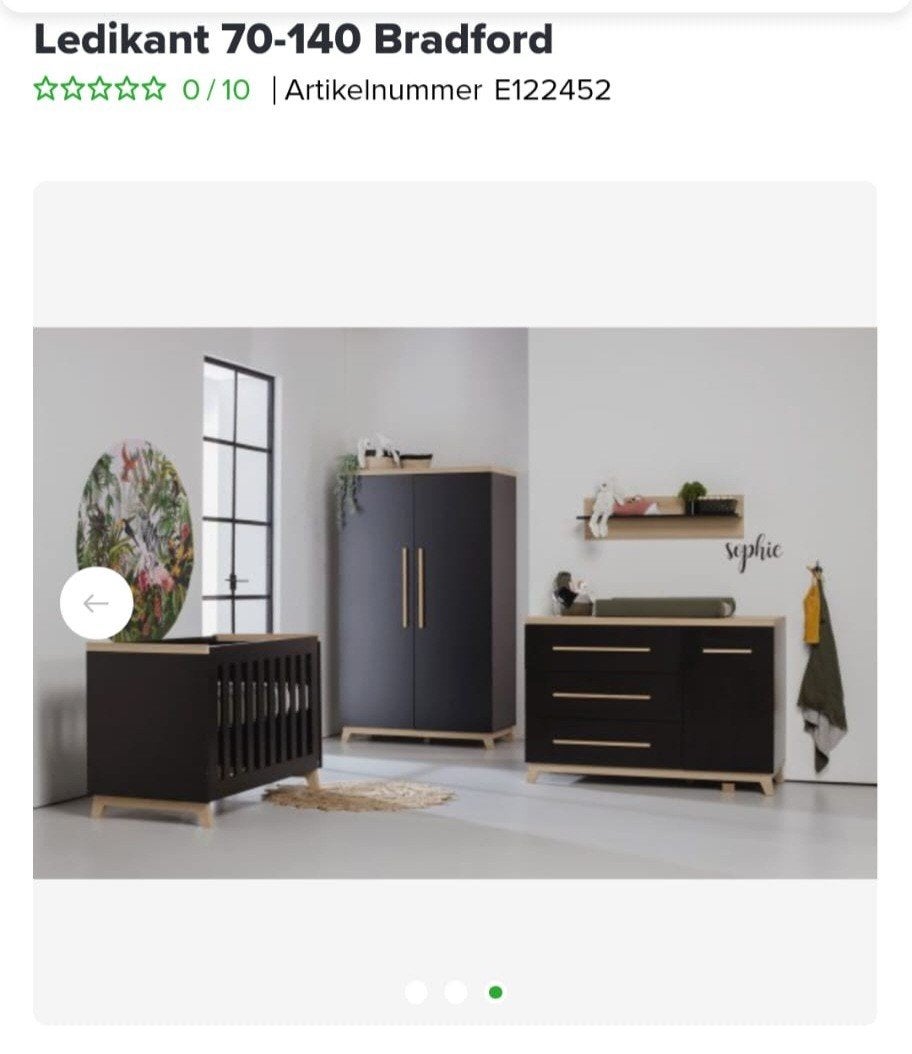 Babykamer set met 2 ombouw bedden, kast en commode., Ophalen, Zo goed als nieuw, Commode