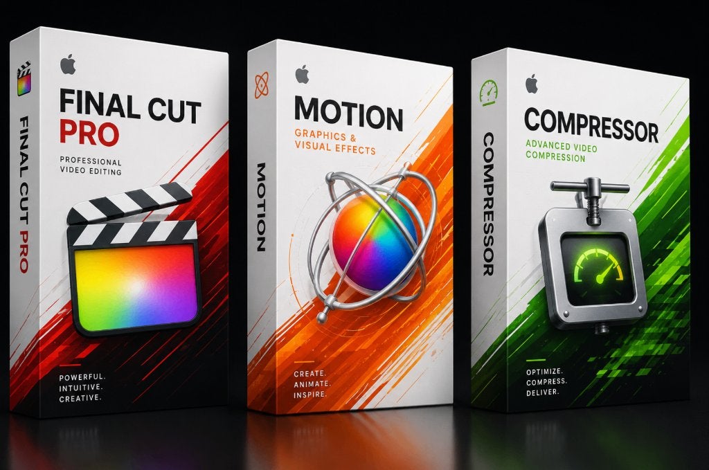 Final Cut Pro & Motion en Compressor, Computers en Software, Ontwerp- en Bewerkingssoftware, Ophalen, Nieuw, MacOS