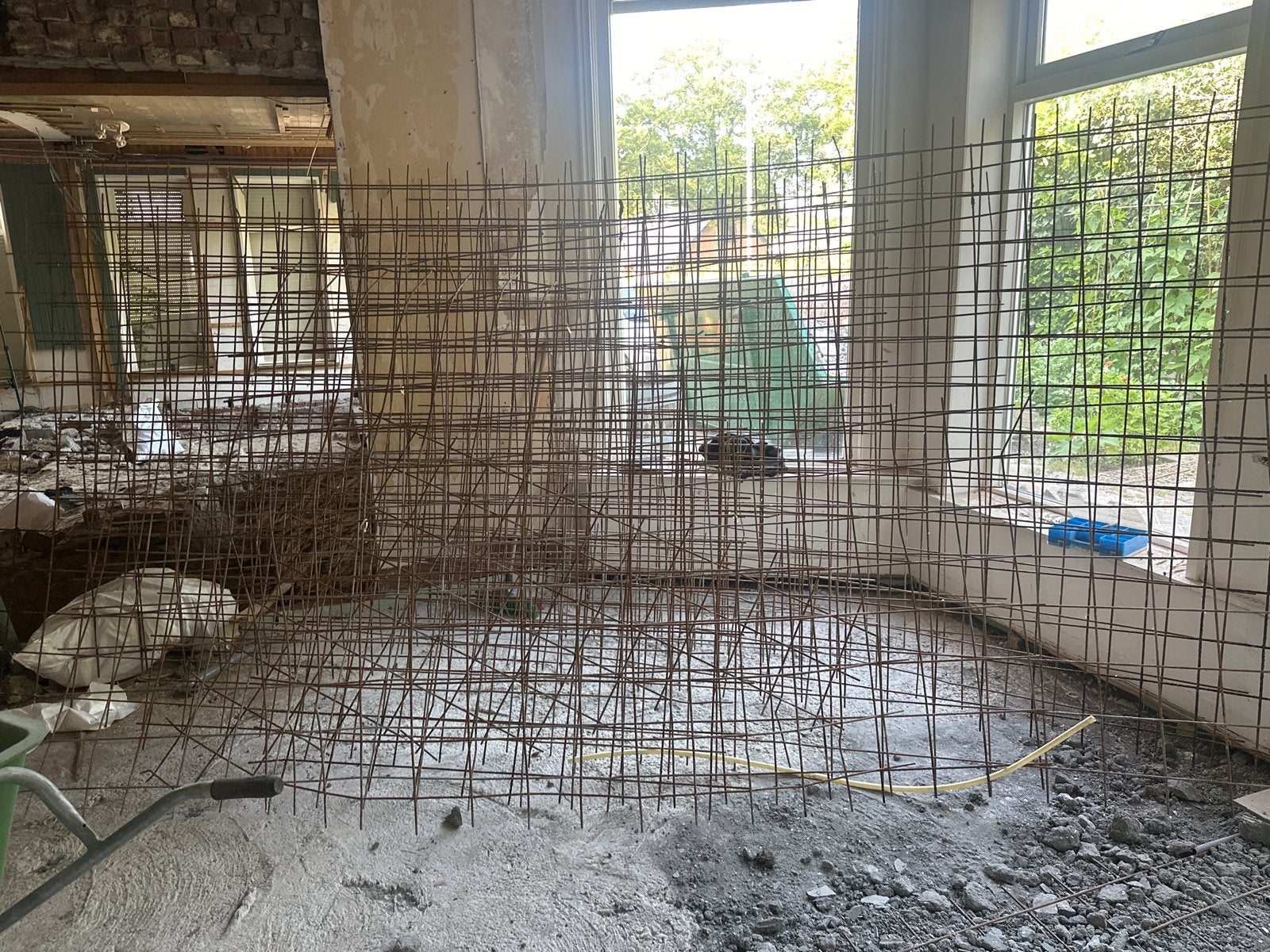 Betongaas ca. 50m2, Ophalen, Gebruikt, Overige typen