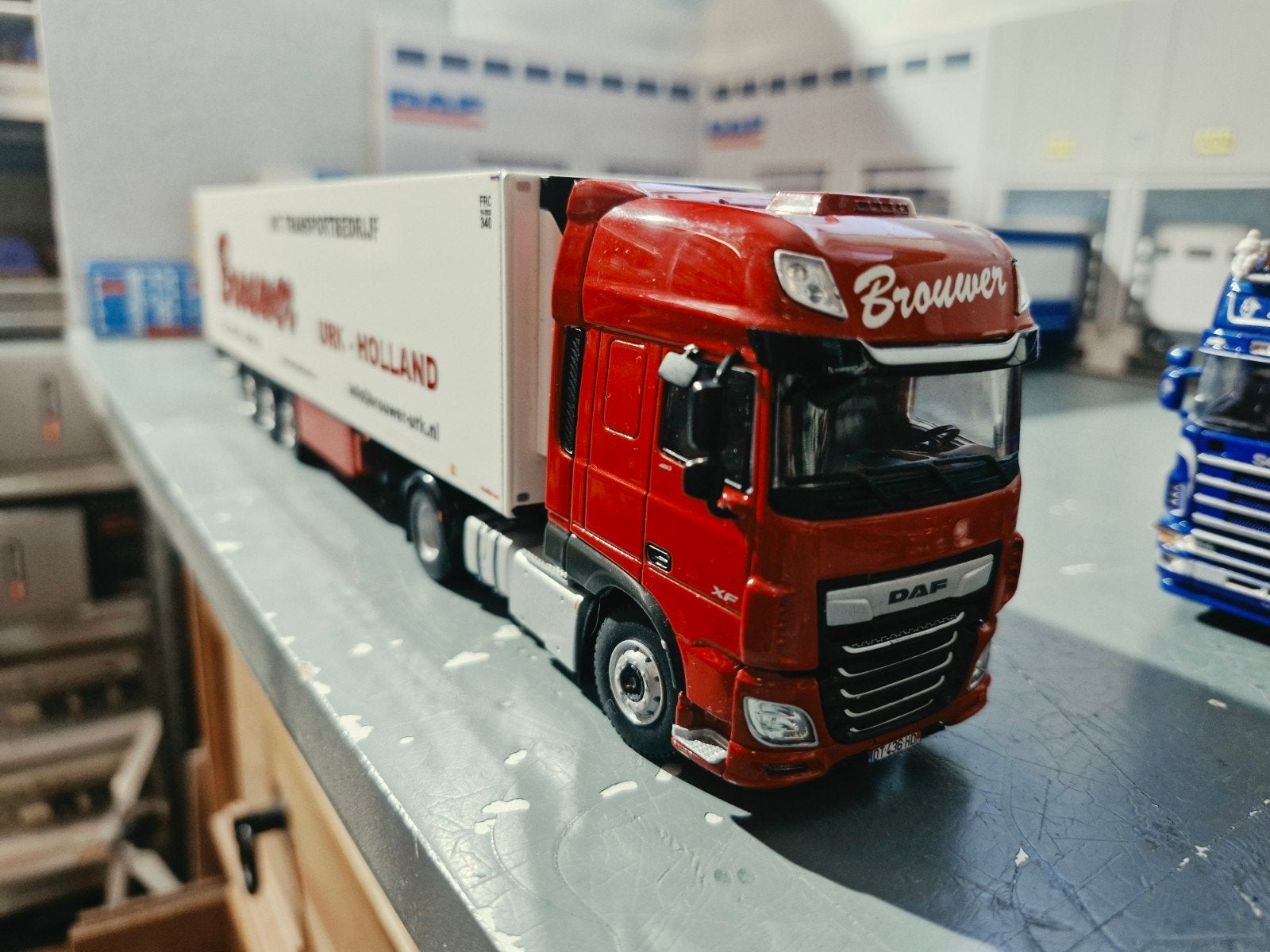 Daf XF met koeltrailer wsi BROUWER URK, Ophalen of Verzenden, Zo goed als nieuw, Bus of Vrachtwagen, Wsi
