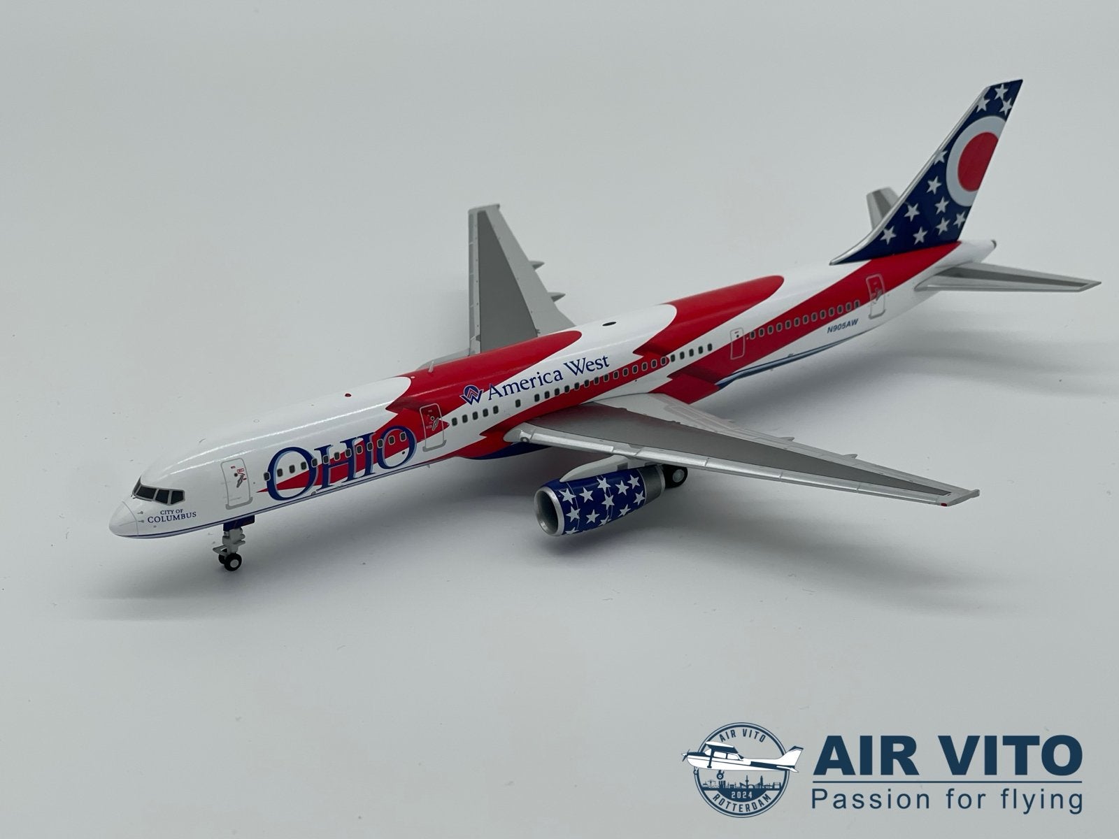 Gemini Jets 1:200 America West Airlines "Ohio" B757-200, Schaalmodel, ., Nieuw, Ophalen of Verzenden