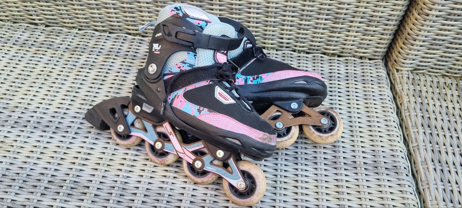 SFR Pixel verstelbare inline skates, maat 33-37, Overige merken, Kinderen, Ophalen of Verzenden, Inline skates 4 wielen