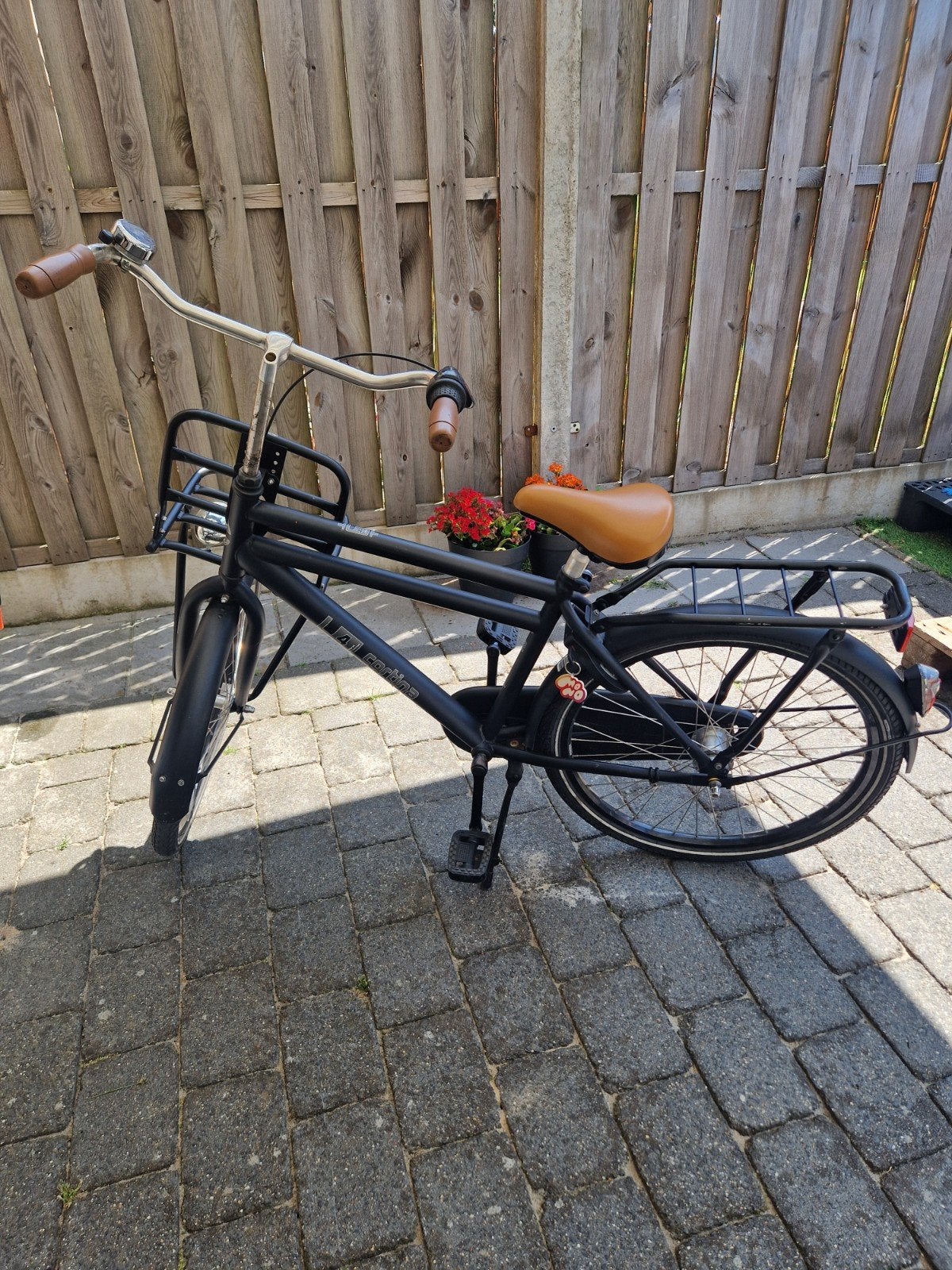 Cortina U4 Transportfiets - Mat Zwart, Ophalen, Gebruikt, Cortina U4 transportfiets, Terugtraprem