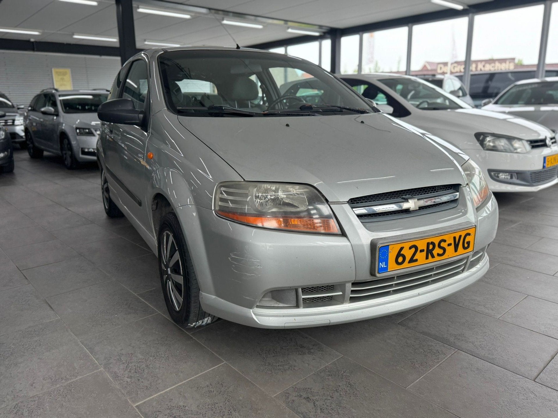 Chevrolet Kalos 1.2 Spirit airco elektrische pakket trekhaak, Auto's, Voorwielaandrijving, Gebruikt, 4 cilinders, Kalos