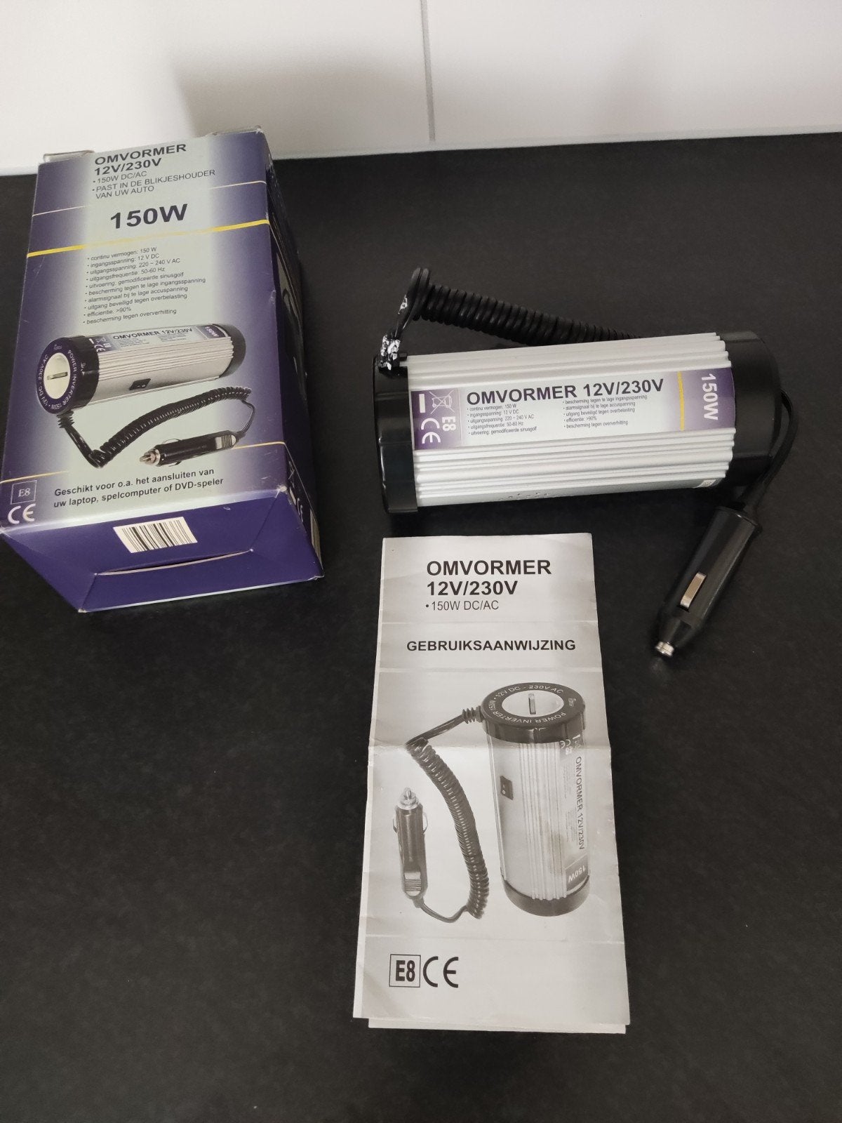 Omvormer 12V / 230V, 150 W, Ophalen of Verzenden, Gebruikt