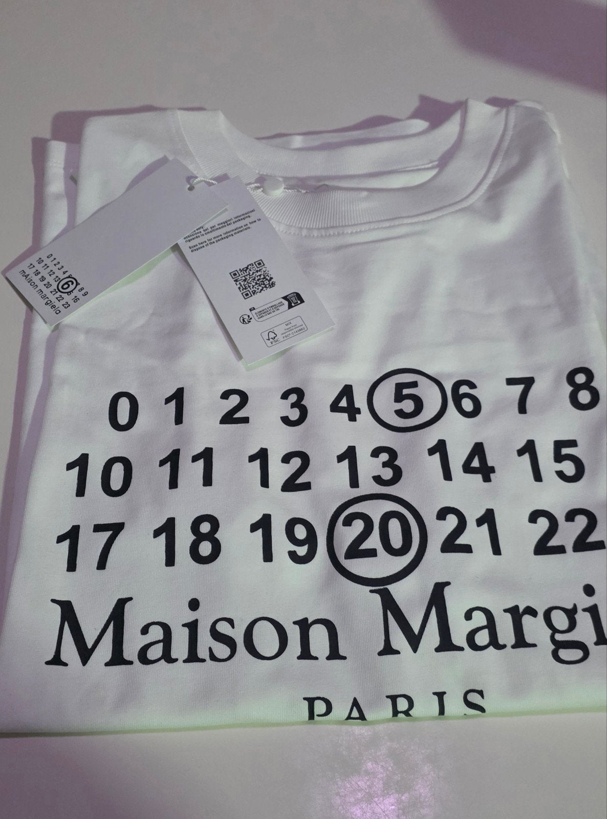 Maison Margiela T-shirt - Nieuw met labels, Wit, Maison Margiela, Nieuw, Ophalen of Verzenden