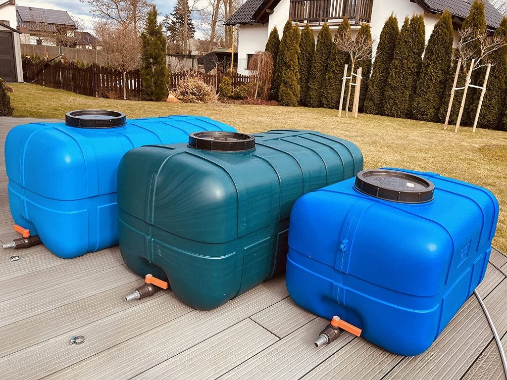 Watertank 300 Liter Drinkwatertank Regenton Kunstof, Tuin en Terras, 150 liter of meer, Ophalen of Verzenden, Nieuw
