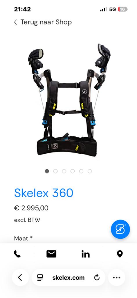 Skelex exoskelet Knauf, Ophalen, Zo goed als nieuw