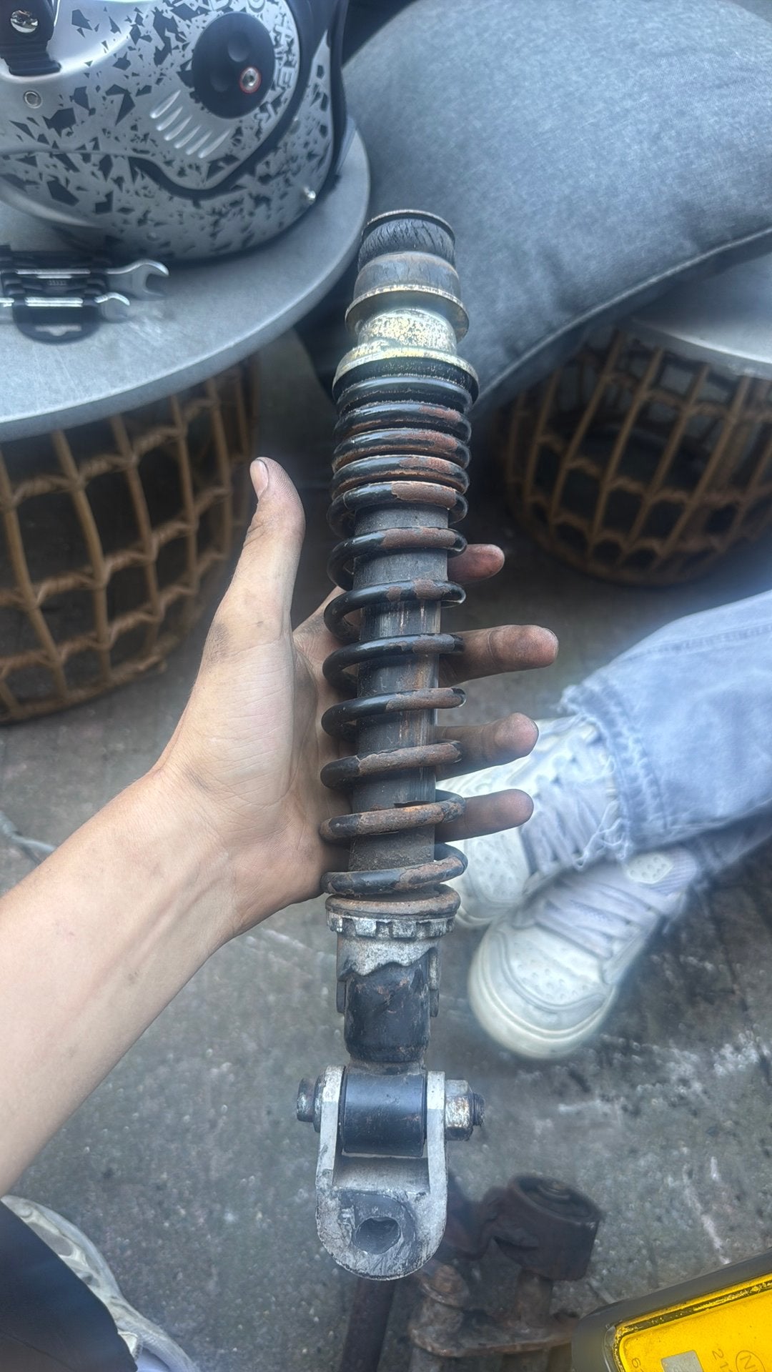 Schokbreker 125cc leader blok, Ophalen, Blok, Piaggio