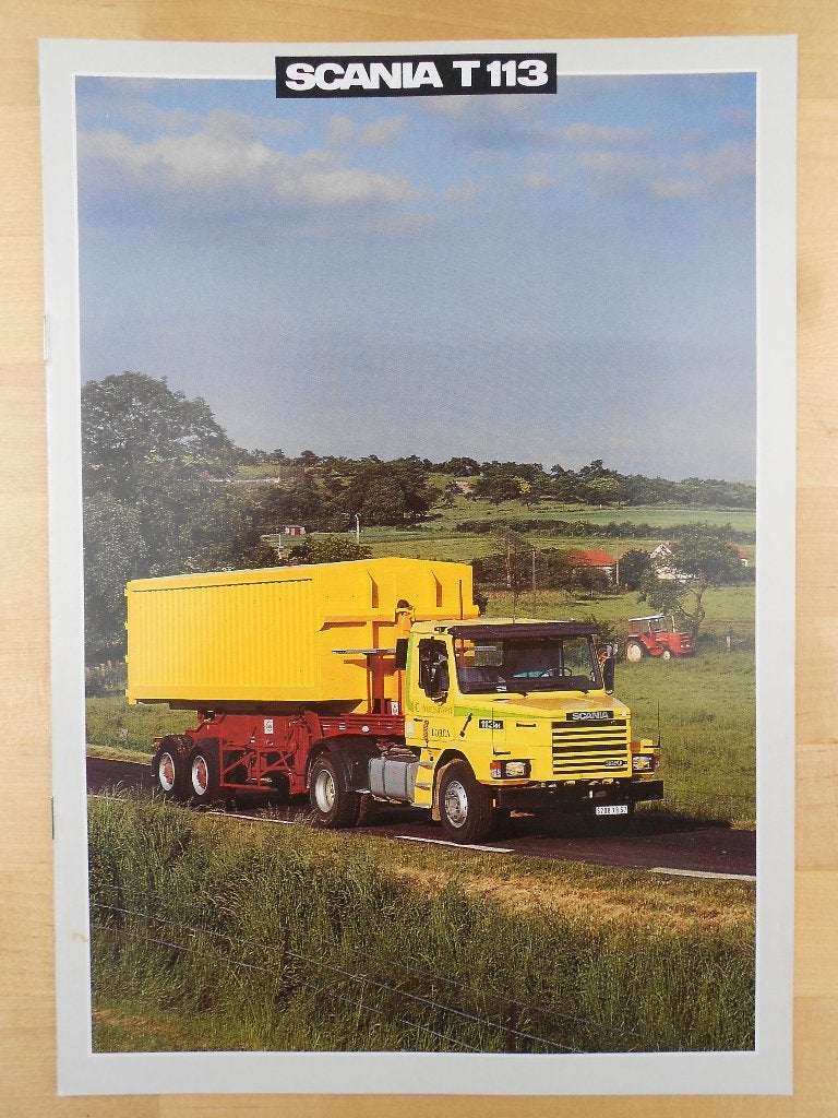 Scania T113 Brochure 1989 – T 113 Torpedo Neus, Verzenden, Zo goed als nieuw, Overige merken, Scania