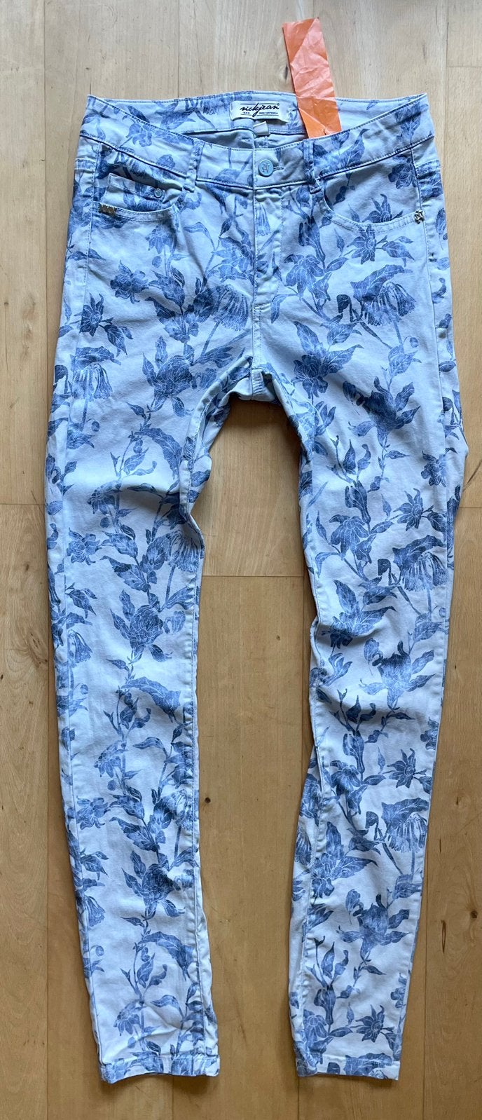 Nick Jean Amsterdam jeans met stretch bloemen motief 38 / M, Ophalen of Verzenden, Zo goed als nieuw