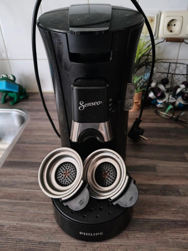 Philips Senseo koffiezetapparaat - Zwart, Koffiepads en cups, Gebruikt, Koffiemachine, Ophalen of Verzenden