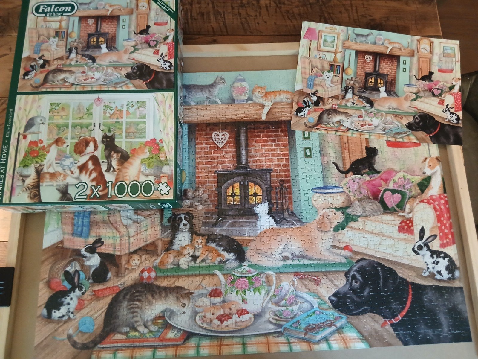 Foto 12 van Falcon puzzels 1000 stukjes