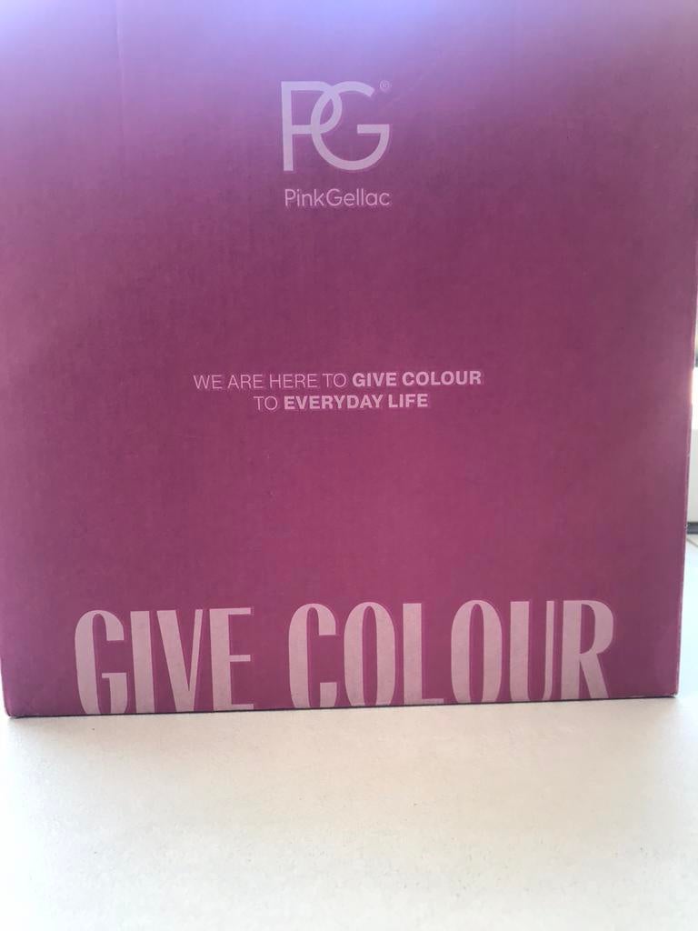 Complete Pink Gellac Starterset- 13 kleuren + lamp, Ophalen of Verzenden, Zo goed als nieuw, Gehele gezicht, Overige typen