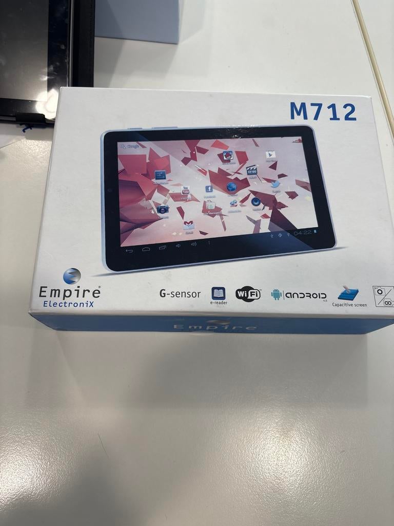 Empire ElectroniX M712 Tablet - Zo goed als nieuw, Computers en Software, Android Tablets, Ophalen of Verzenden, Wi-Fi, Gps, Nieuw