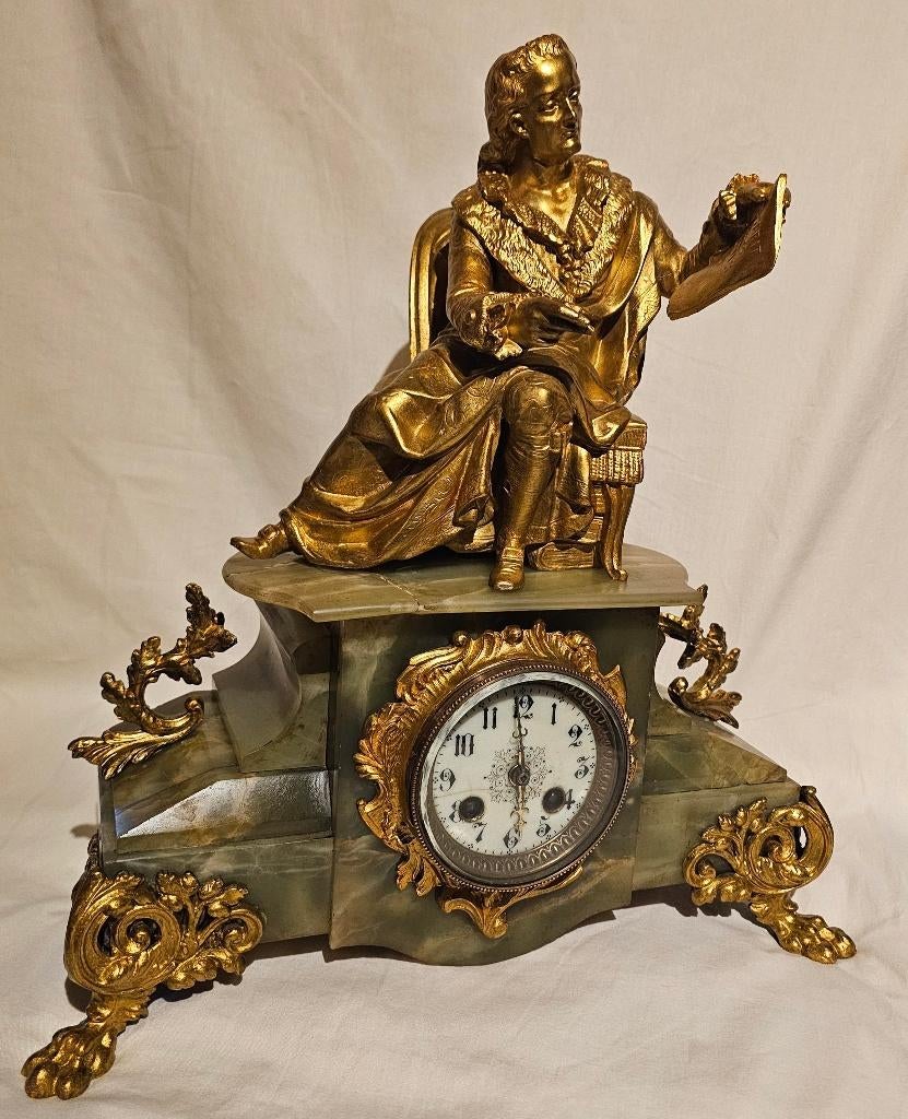 antieke franse pendule, Antiek en Kunst, Antiek | Klokken, Ophalen