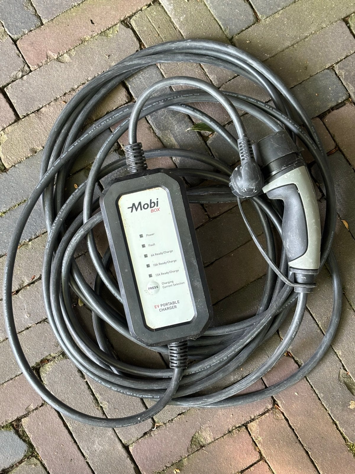 Mobi Box EV Draagbare Oplader - Laadkabel, Auto diversen, Laadpalen, Ophalen, Gebruikt, Laadkabel