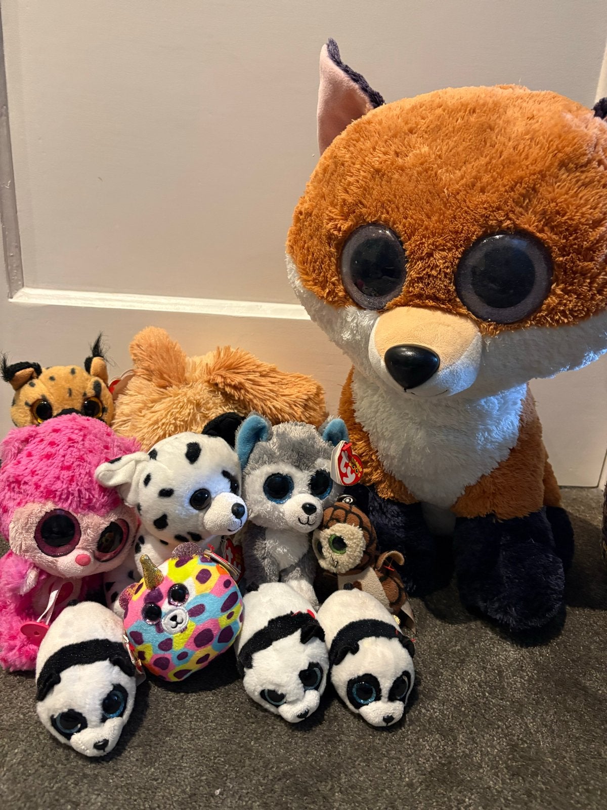Grote collectie Ty Beanie Boo's knuffels, Ophalen of Verzenden, Middelgroot (20 tot 80 cm), Meerkleurig, Ty