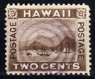 Mooi kavel Hawaii LZA985., Verzenden, Gestempeld, Noord-Amerika